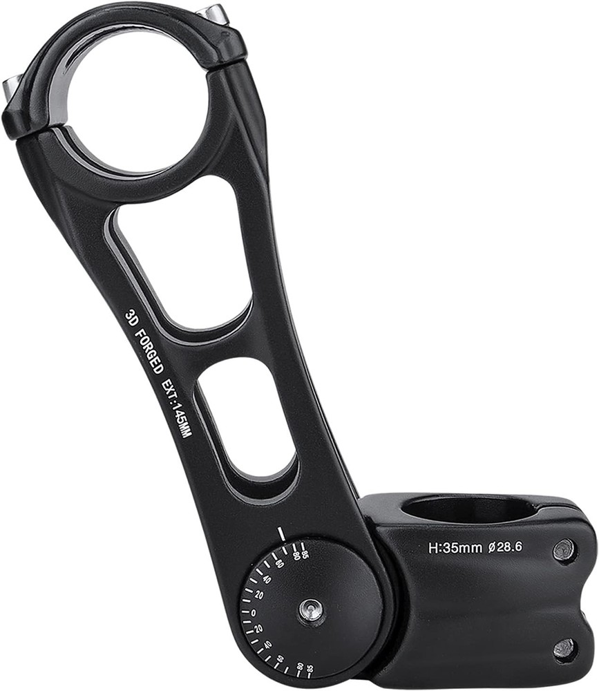 Adjustable 31.8mm MTB Stem - 70° Riser for Custom Comfort