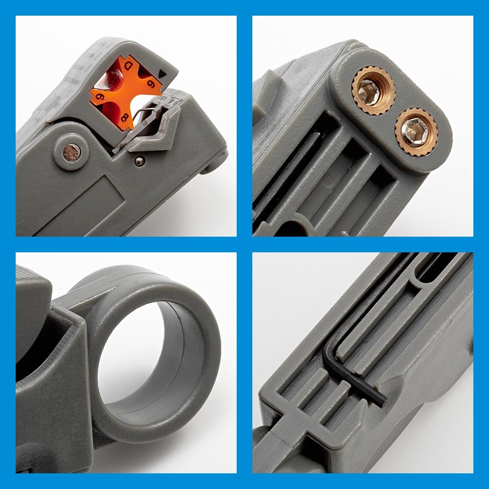 Stripping Pliers Decrustation Wire Cable Tools Stripper Stainless Steel Hexagon