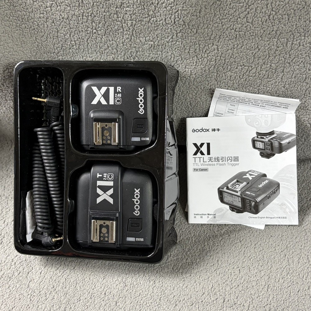 Godox X1-C TTL Wireless Flash Trigger Transmitter for Canon Flashpoint Receiver