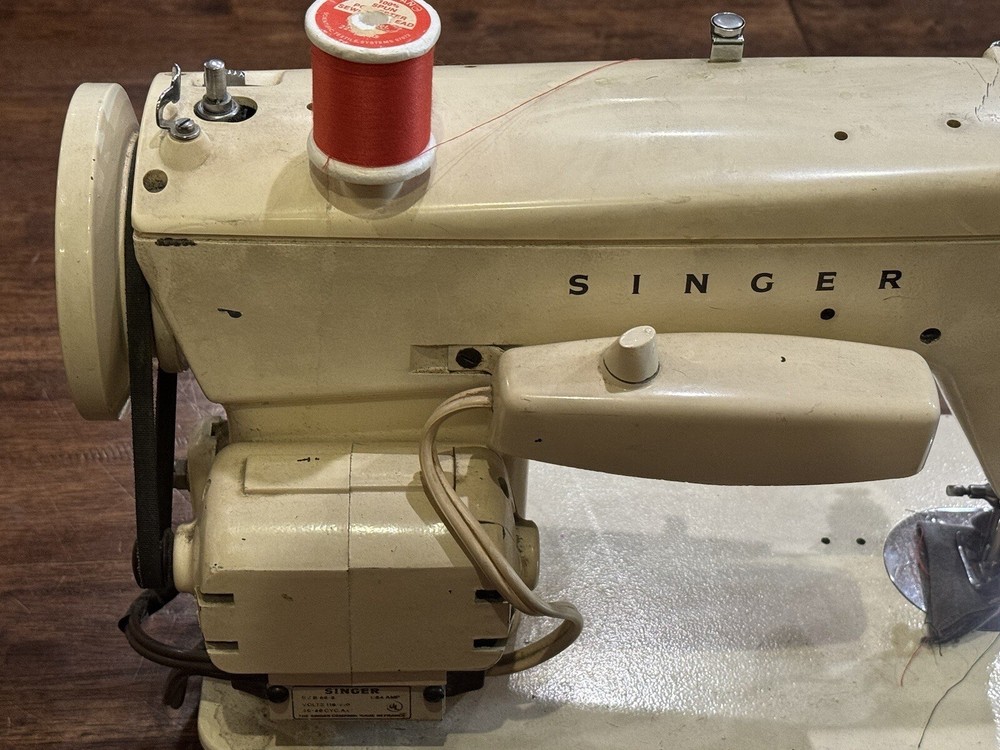 Vintage Singer Sewing Machine Model 237 BZB Zigzag Stitch