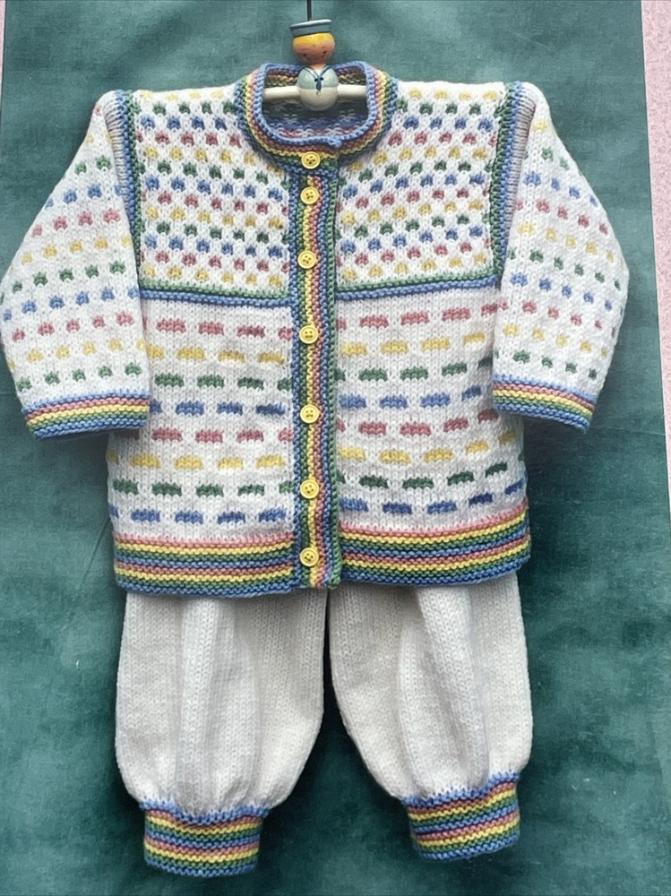 Oat Couture Jellybean Suit for Baby Knitting Pattern BB211