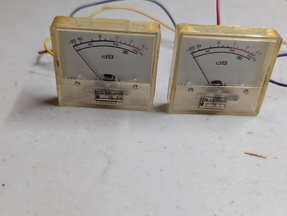 Technics VU Audio Meter From RS-263AUS Cassette Deck Parts