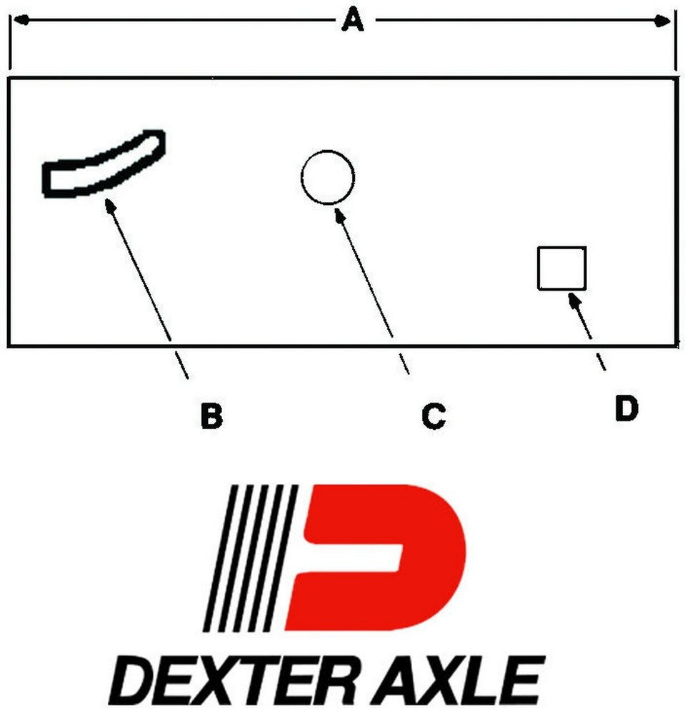 18-3/8" Long Equalizer for 2-1/2" Wide Slipper Springs for 10k GD Tandem Triple