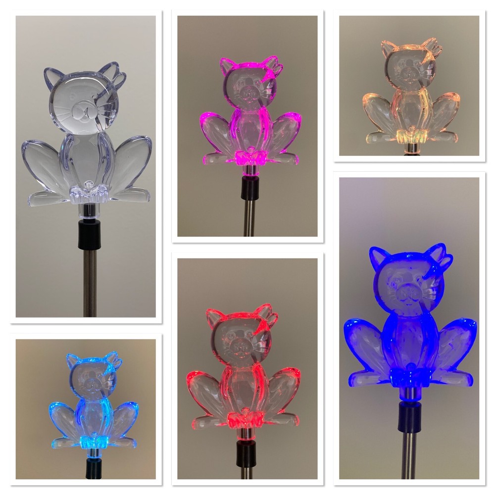 Garden Decoration Solar Powered Color Changing Lawn Stake Light