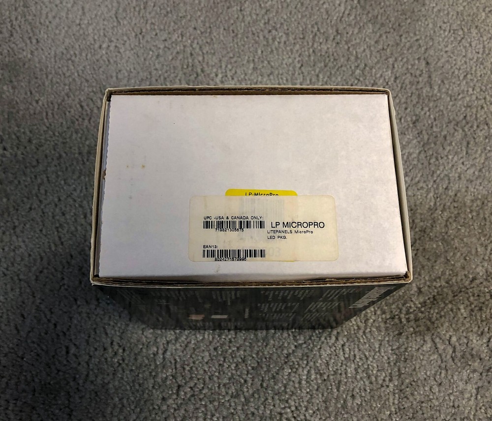 Litepanels MicroPro professional on-camera LED light 0-100% dimmable