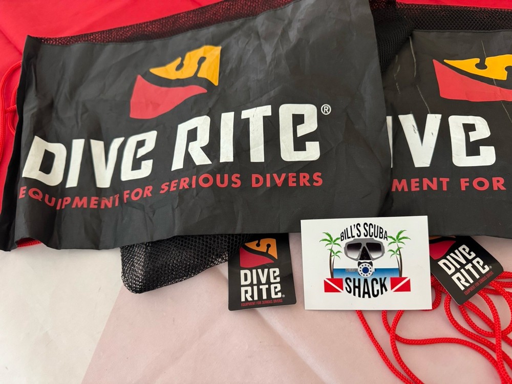 DIVE RITE FIN BAGS WITH BACKPACK STILE STRAPS WAY COOL !