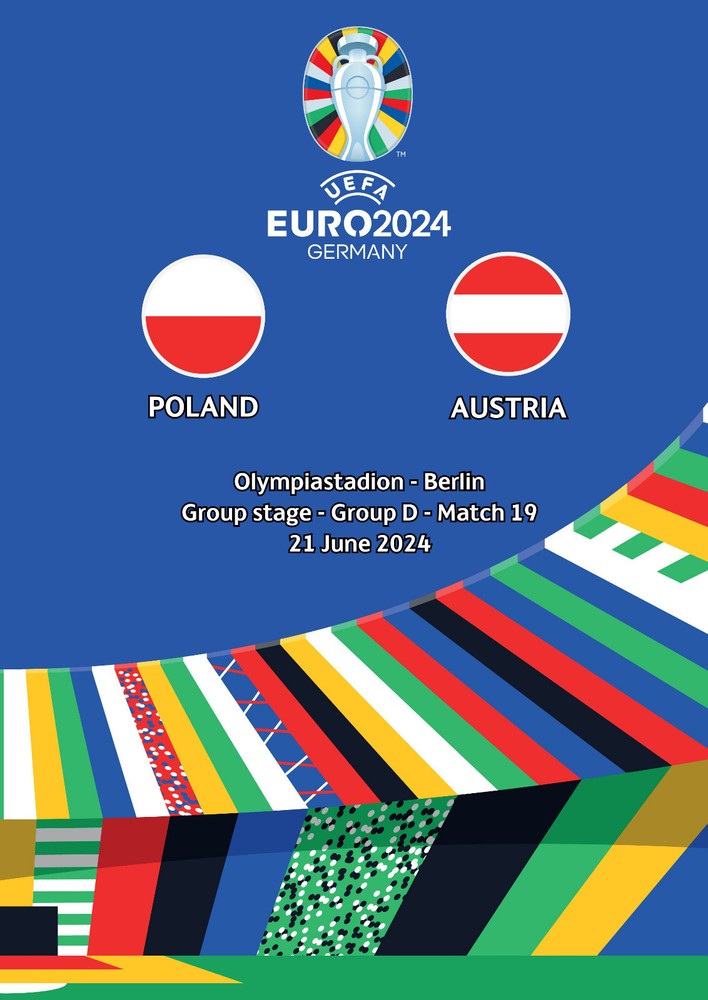 Program EURO 2024 Football Poland - Austria