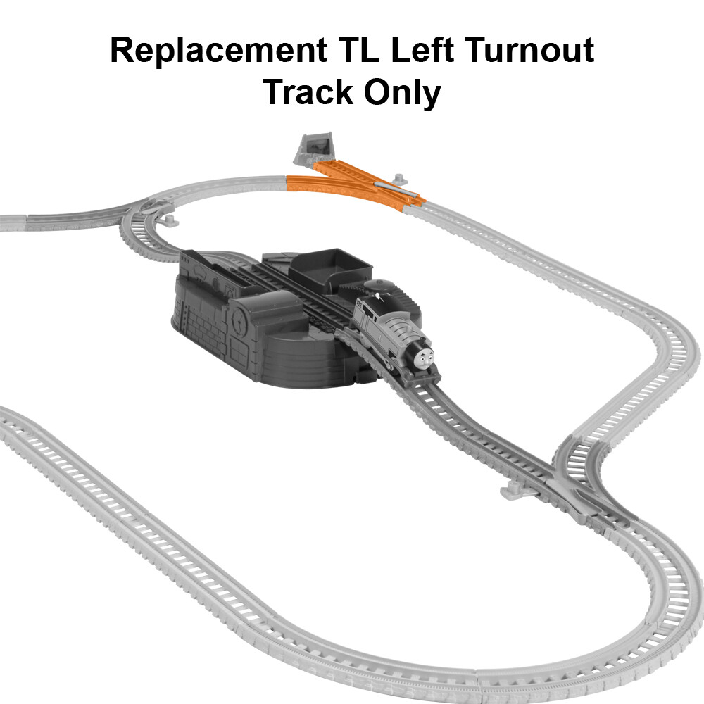Replacement TL Left Turnout Track for Thomas and Friends Trackmaster Builder