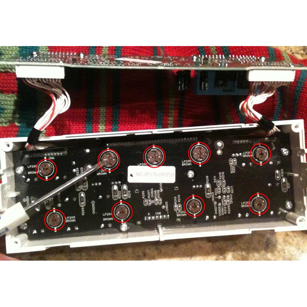 HVAC Heater Climate Control Temperature LED Bulbs For 2003-2008 Honda Pilot