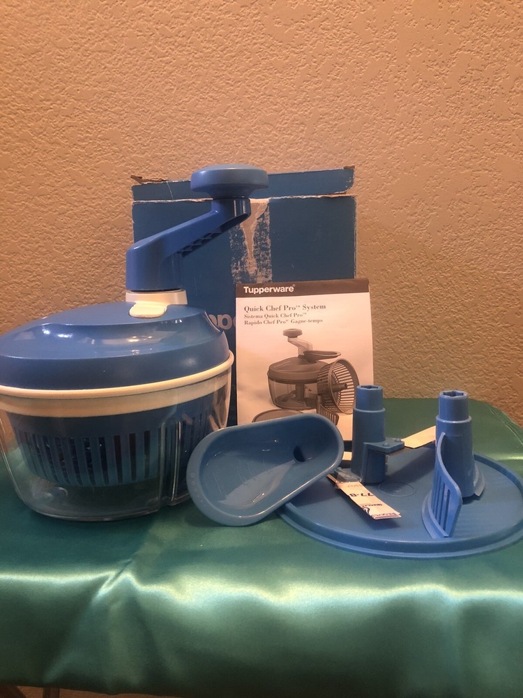 Tupperware Quick Chef Pro System Raindrop color