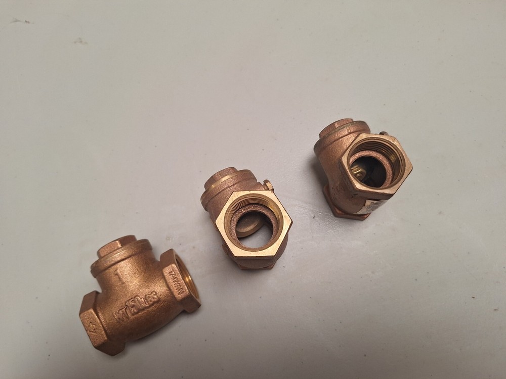1" Spring Check Valve, NPT Threaded, 200PSI ...FREE SHIPPING