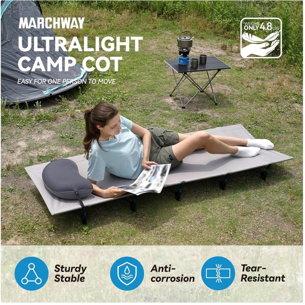 Lightweight Mountaineering Cot - Compact & Portable
