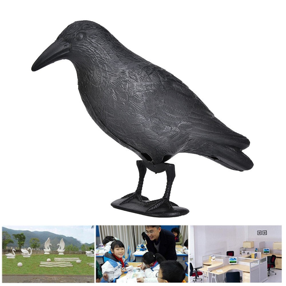 Unique Simulation Crow Hunting Bait Tool Holiday Decoration Desktop Decor