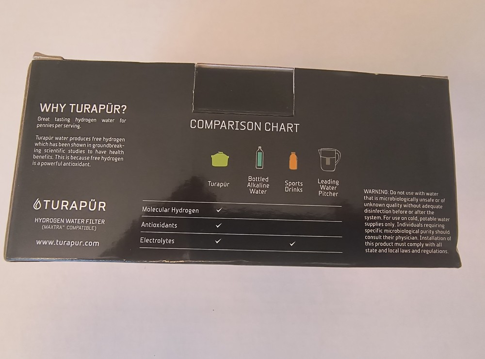 Turapur Hydrogen Water Pitcher Filters Maxtra Compatible 3 Filter Value Pack New