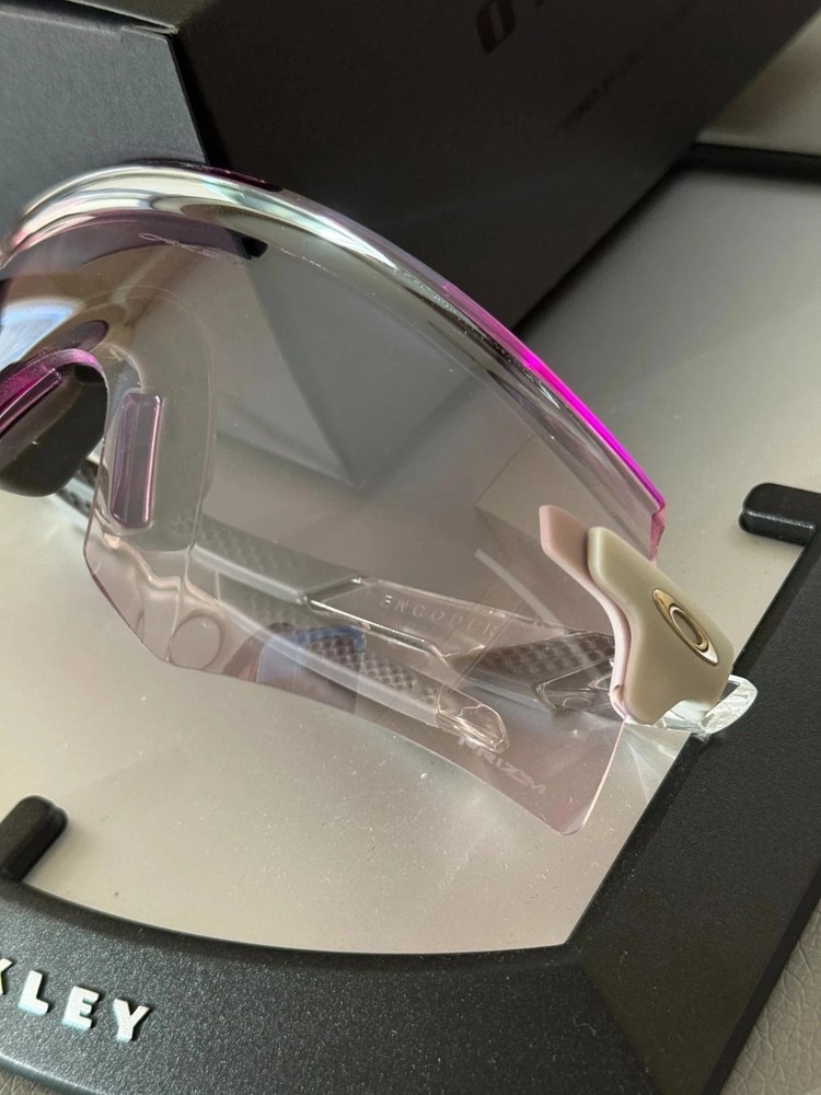 Oakley Encoder OO9472 Sunglasses Polished Clear Prizm Lowlight w/case