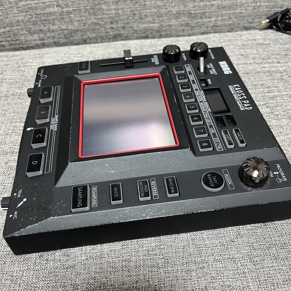 [AS IS] KORG KAOSS PAD KP3 Dynamic Effect Sampler sequencer with adapter box