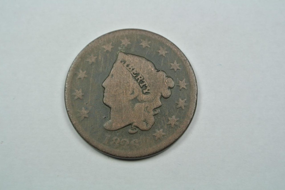 1826 Coronet Head Large One Cent, AG Condition - C2621