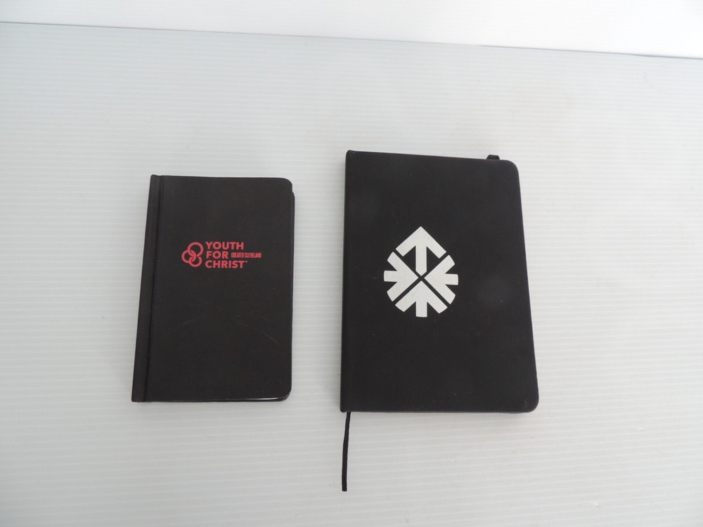 Lined Pocket Journal Notebook, 2 Pack, Black, ONE YOUTH FOR CHRIST,WRIGHT STATE