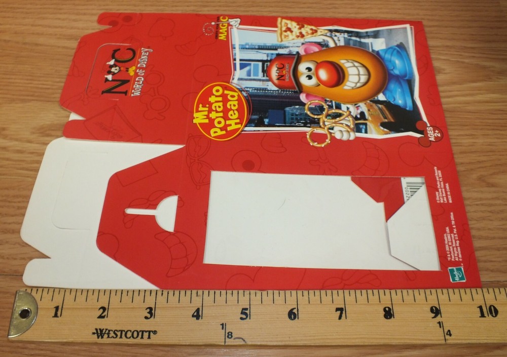 Genuine Hasbro Create Your Own Magic Mr. Potato Head Empty Fold Up Box **READ**