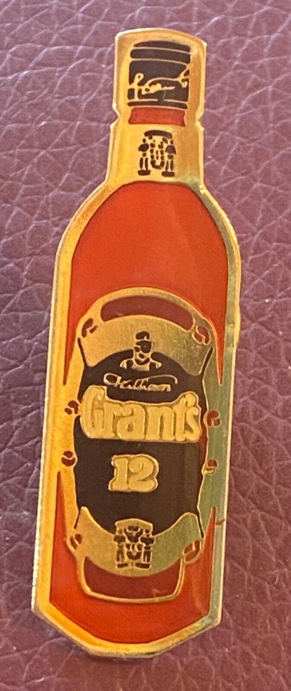 GRANTS WHISKY PIN ,