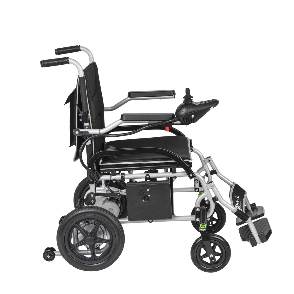 Lightweight 37.5 lbs Foldable Electric Wheelchairs Max 265lbs, 25 Miles Range