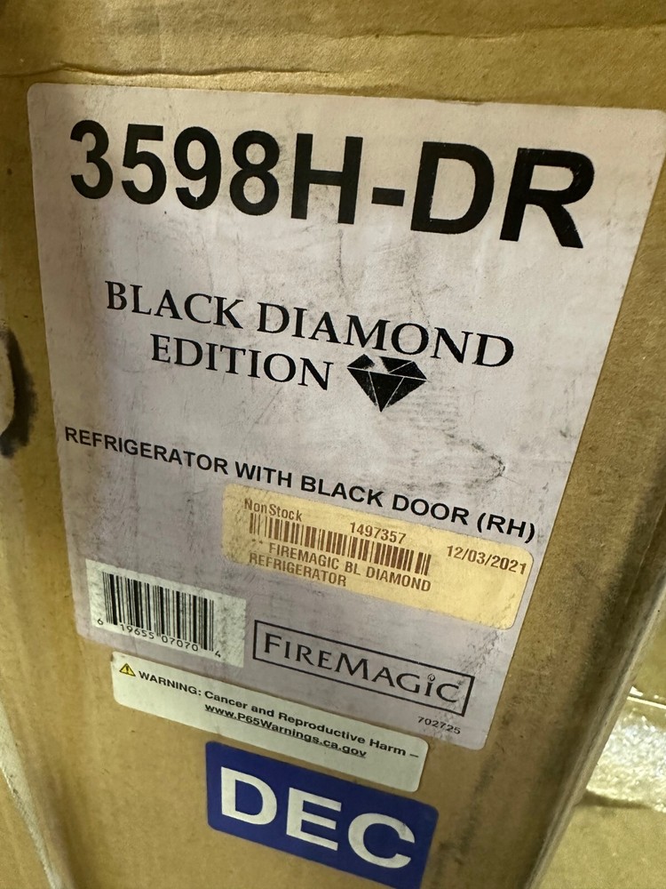 Fire Magic Echelon Diamond Series 20" Built In Compact Refrigerator - 3598HDR