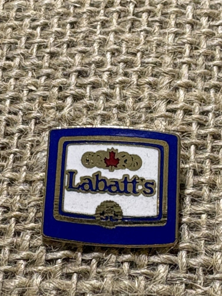 Vintage LABATT’S Blue Beer Enamel Lapel Pin ***READ
