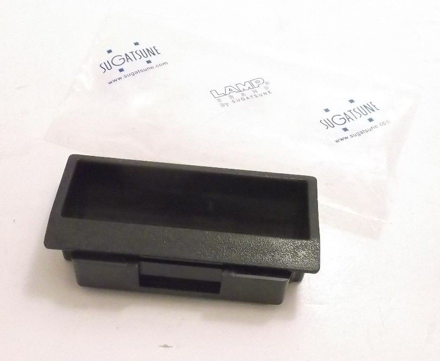 LAMP AT-100-B Recessed Pull Handle - Black - Plastic - Prepaid Shipping