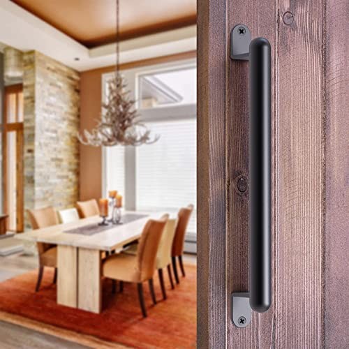 Barn Door Pull Handle, Metal Fence Gate Pull Handle, Heavy Duty Sliding 17"