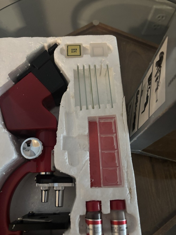 vintage tasco microscope Kit 600 Power Microscope