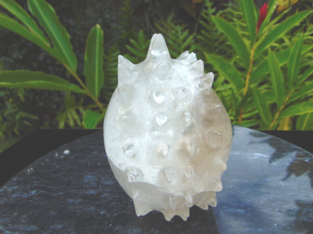 Quartz carved Skull from Skullis