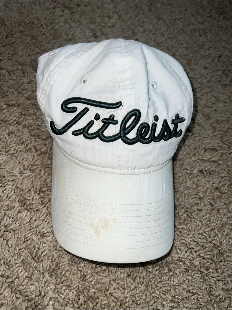 Titleist Golf Bay Hill Adjustable Cap Embroidered Logo White
