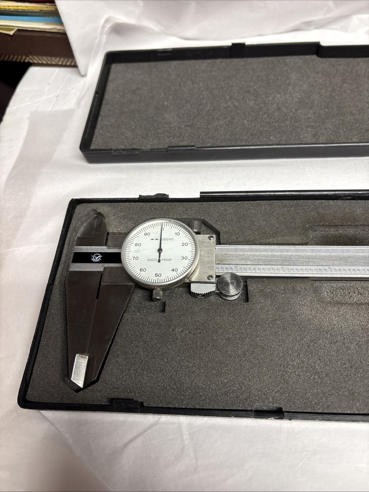 Aerospace Dial Caliper 12” White Face Dial Shock Proof
