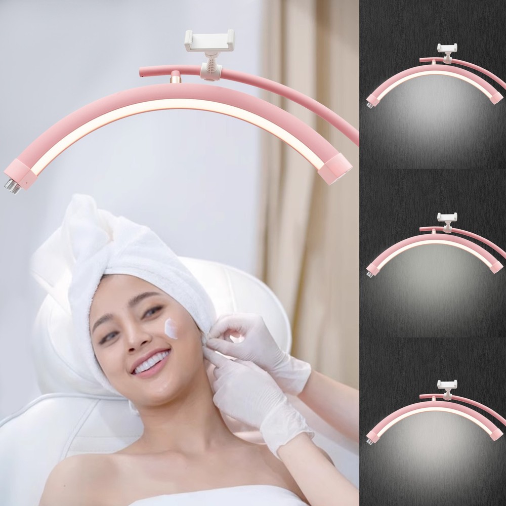 Half Moon Ring Light, Led Floor Lash Lamp Light For Lash Extensions 40W