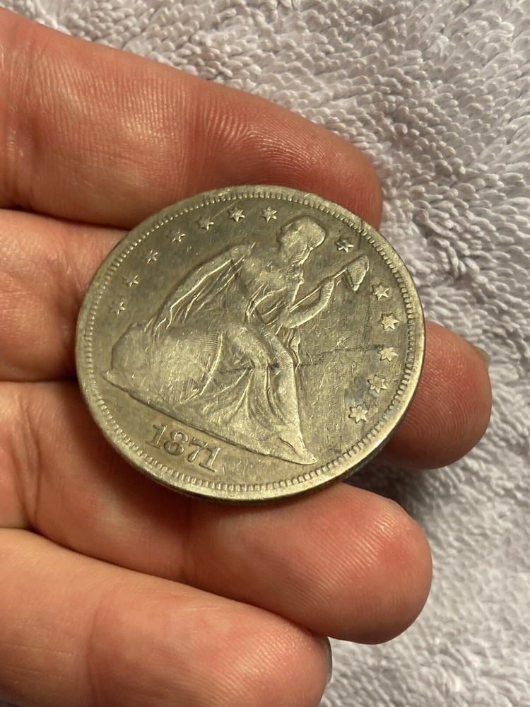 1871 seated liberty dollar