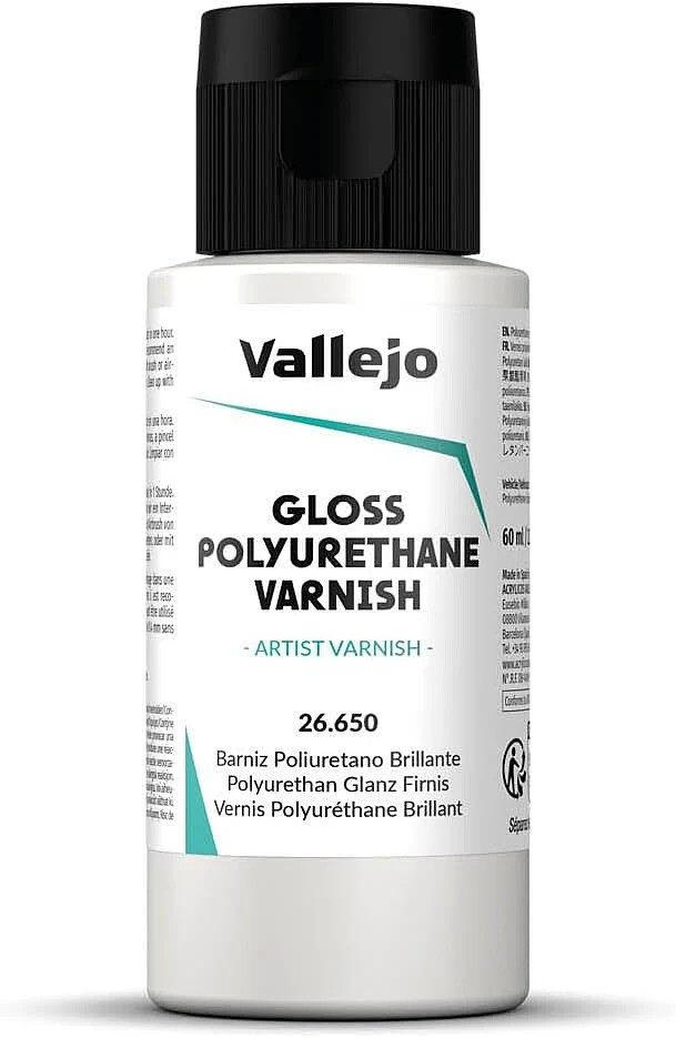 Vallejo 26.650 Polyurethane Gloss Varnish 60ml