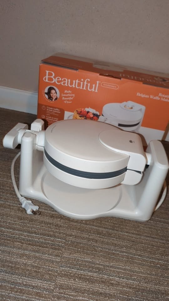 White Icing Waffle Maker by Drew Barrymore