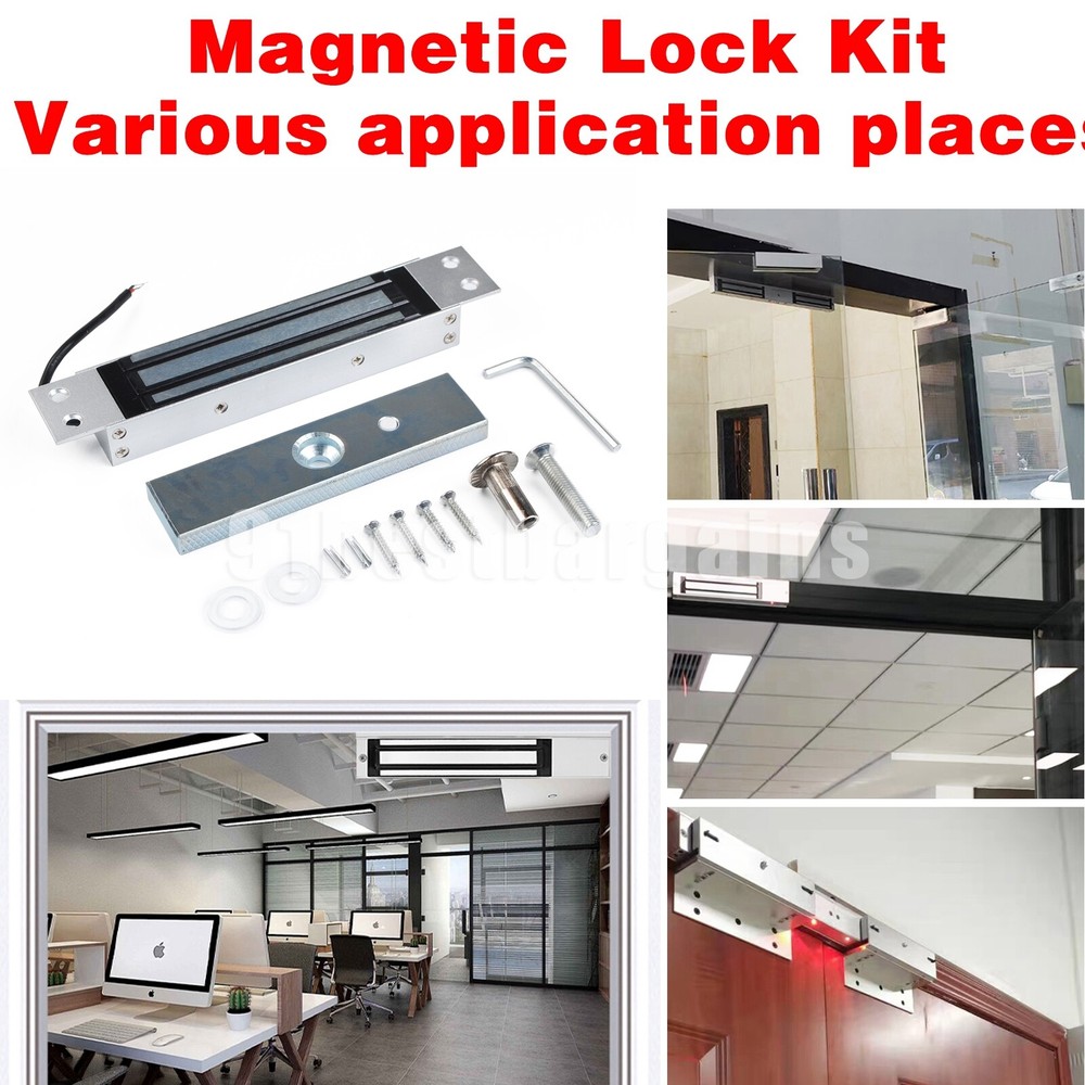 Electromagnetic Lock Flush Mount 350lbs 180kg Holding Force Embedded US SHIP