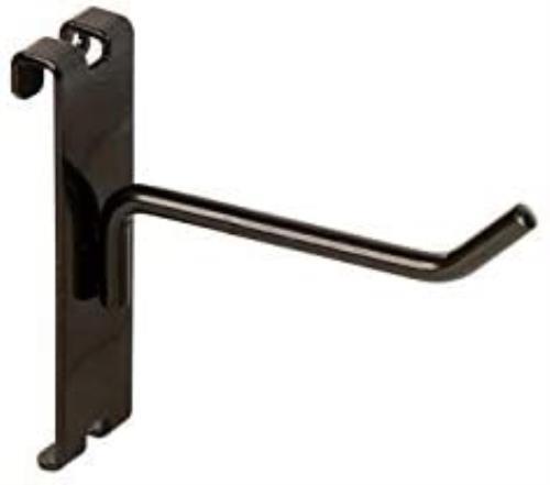 4" Black Gridwall Hooks for Grid Panels - 50 Pack