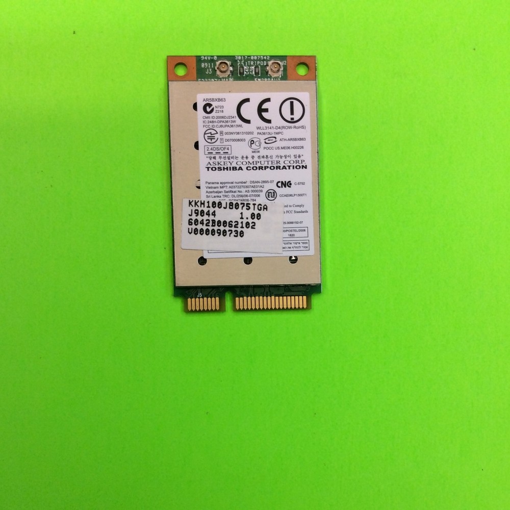 Laptop Computer Askey AR5BXB63 WAN Mini PCI-E Network Card