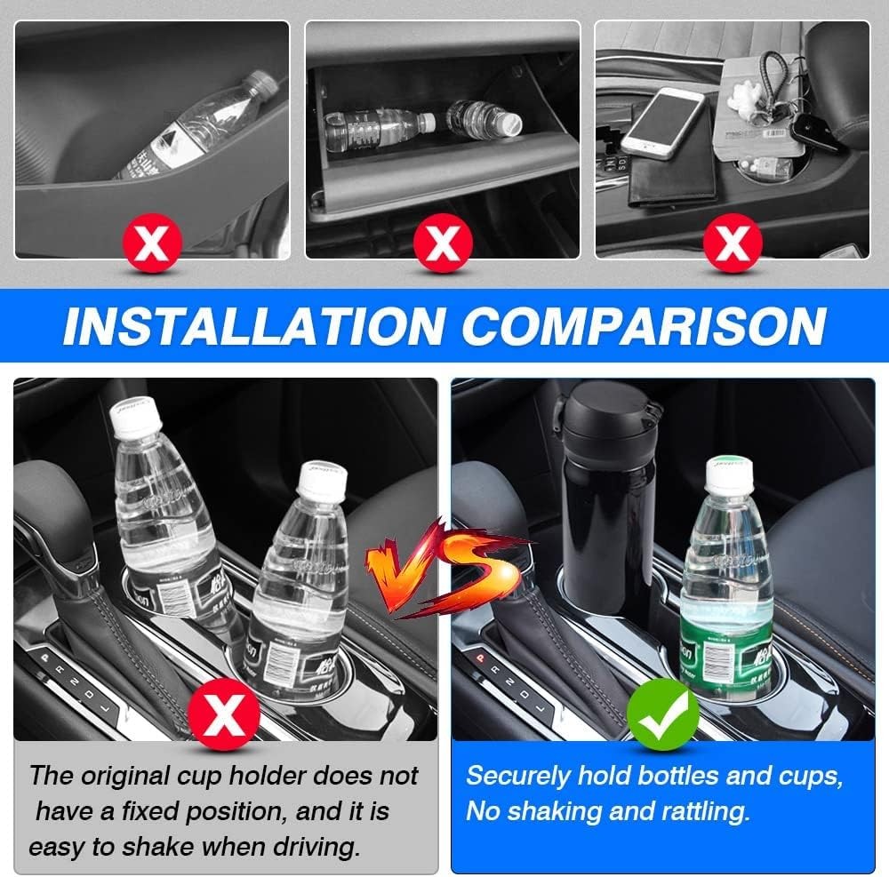 Cup Holder Inserts for Chevy Equinox Center Console