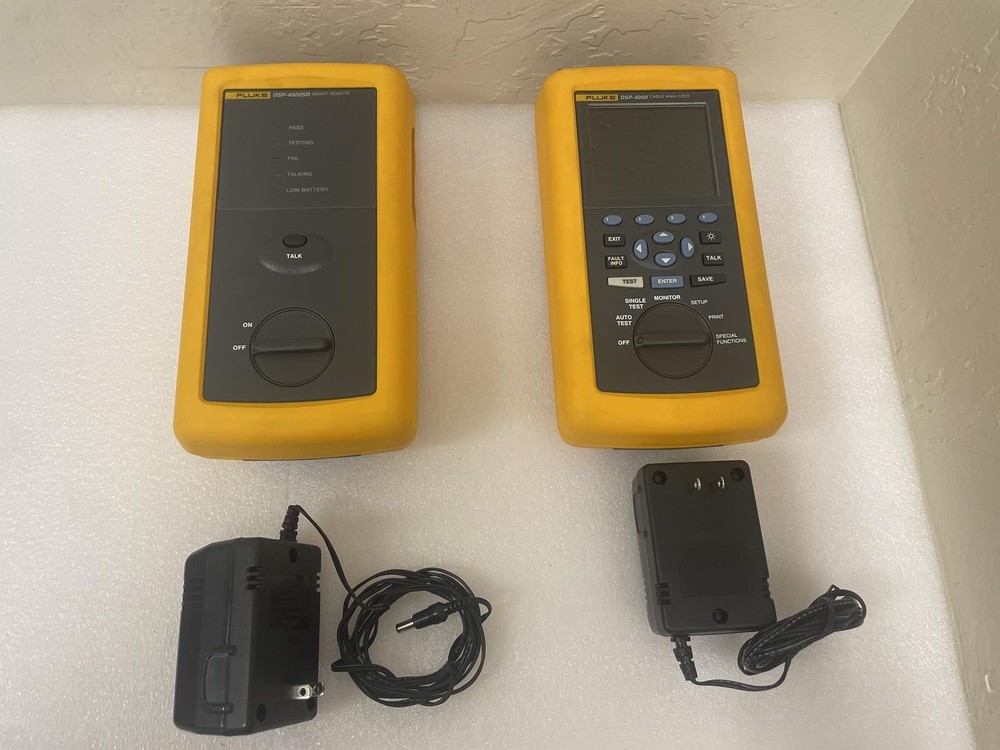 FLUKE NETWORKS DSP-4000 SMART REMOTE AND CABLE ANALYZER