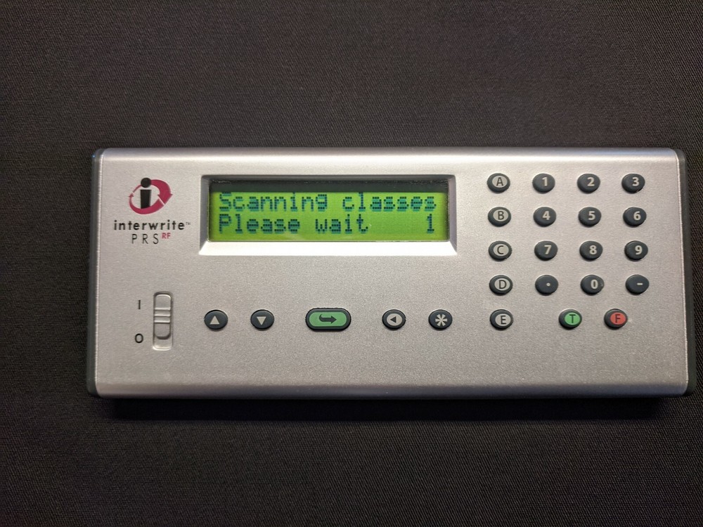 Interwrite PRS RF Model R1 Personal Response Classroom Clicker