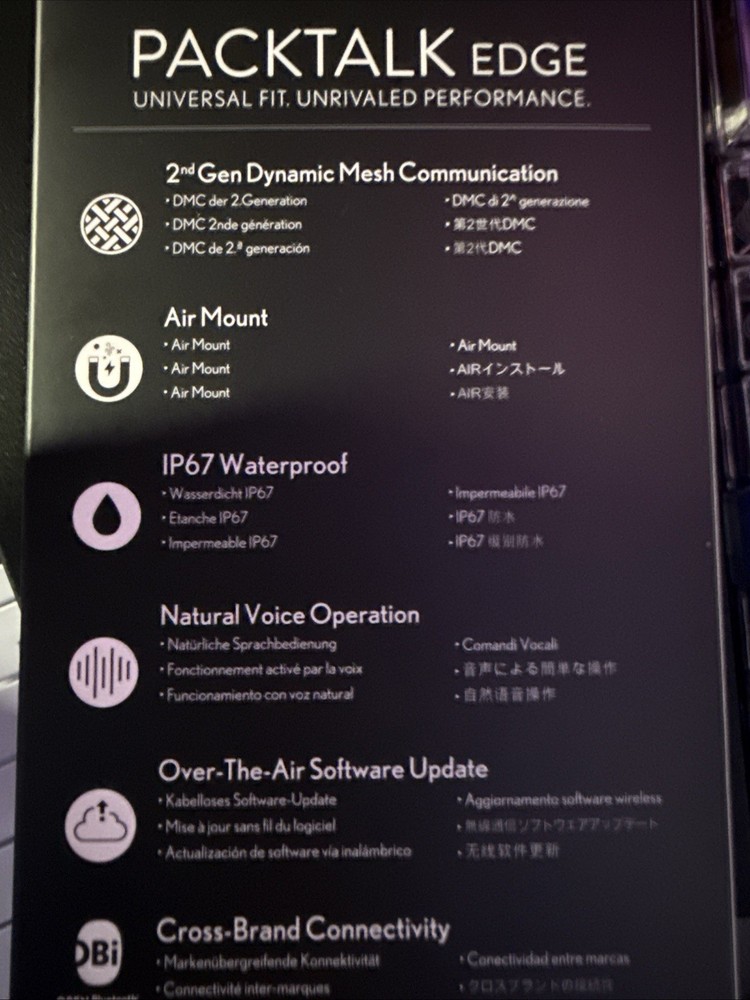 Cardo Packtalk Edge 3 Pack