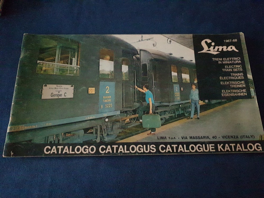 Lima Catalog 1967-68 HO Scale 40 Language Pages: Multilingual