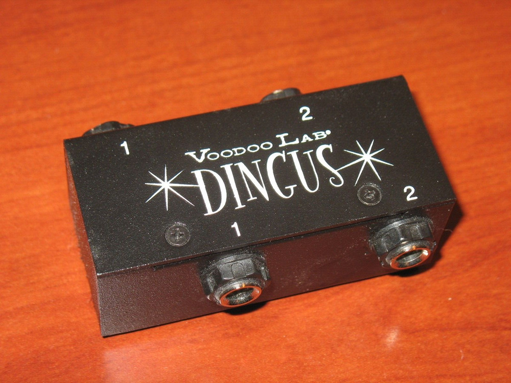 Voodoo Lab Dingus Dual 1/4" Feed-Thru Module for Dingbat Guitar Pedalboard