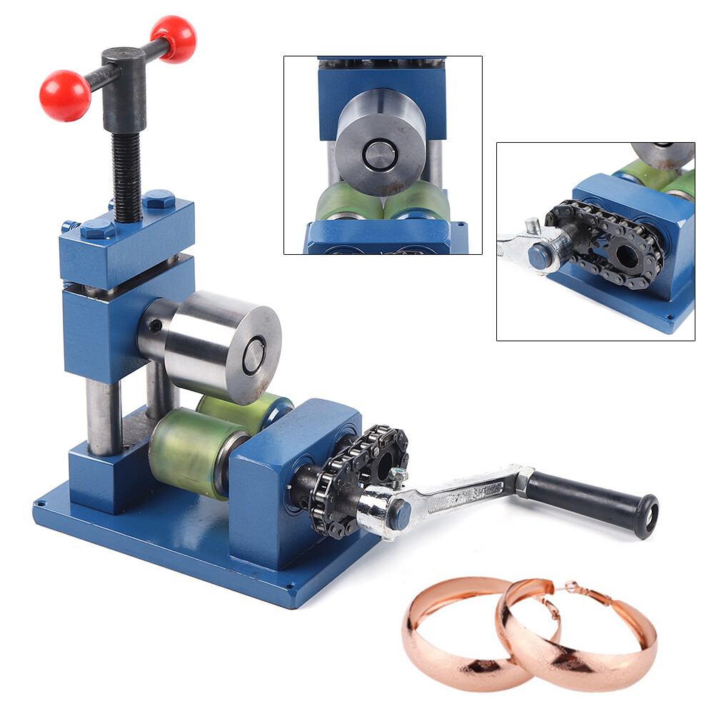 Hand Crank Ring Bracelet Press Bending Machine Making Tool Jewelry Ring Bender