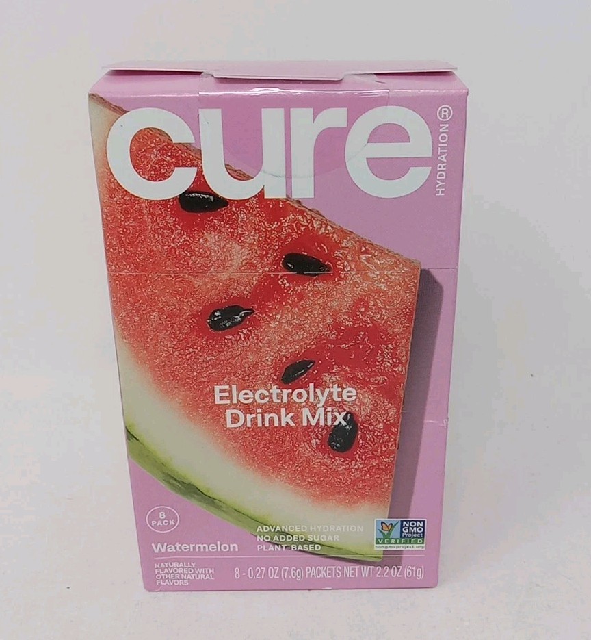Cure Hydration Watermelon Electrolyte Drink Mix 8ct.