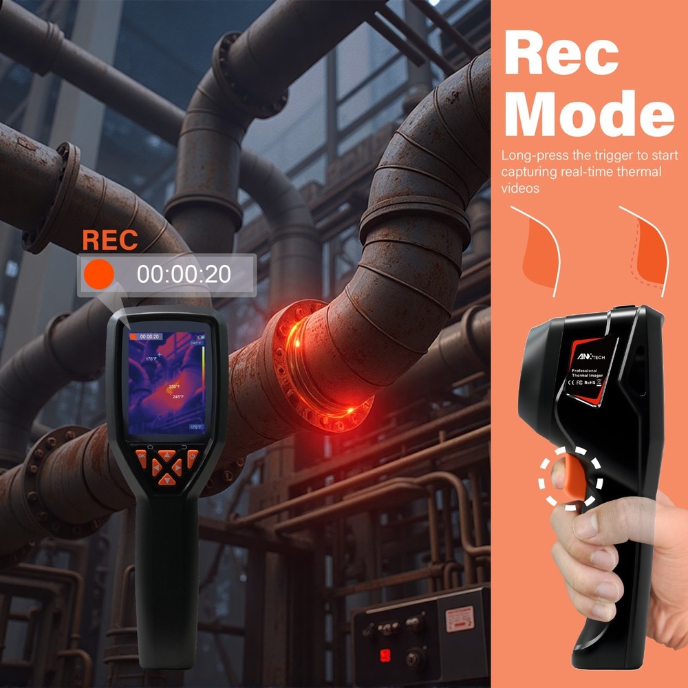 ANXTECH IR Resolution Thermal Imaging Camera Temperature Imager
