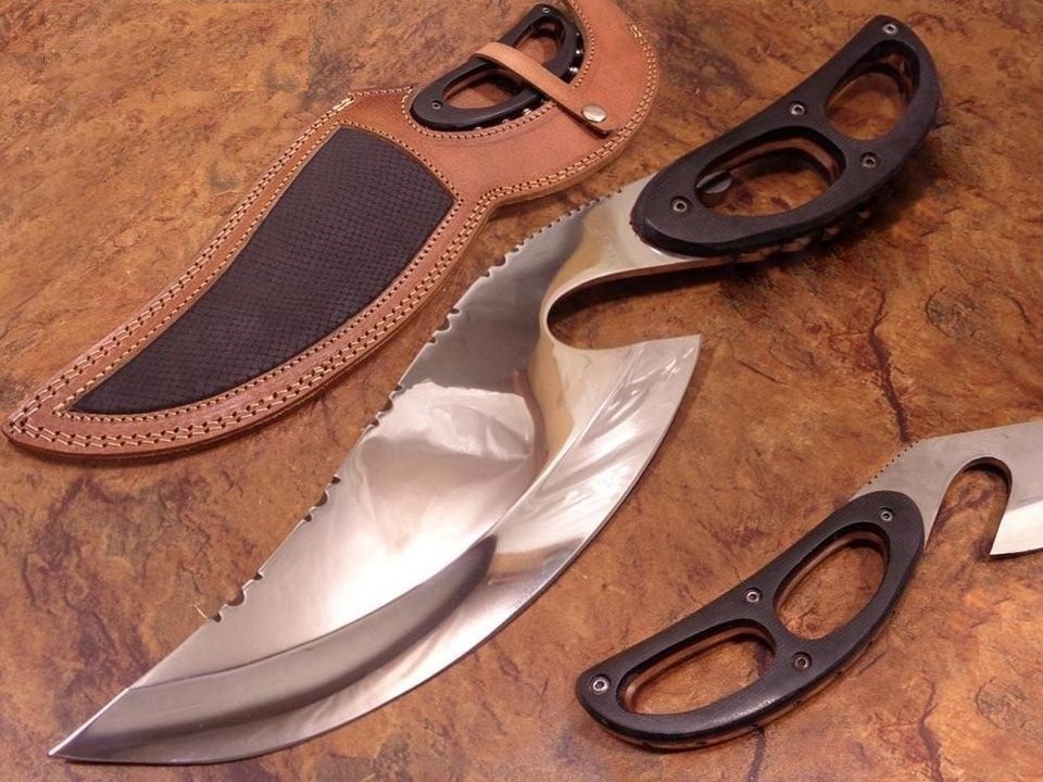 CUSTOM D2 STEEL HANDE MADE BOWIE KNIFE ......